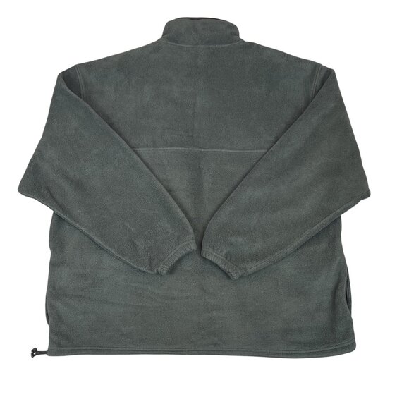 Prospirit Mens 2XL Pullover Green Thick Fleece Half Zip Outdoor Hiking Jacket - Picture 8 of 12